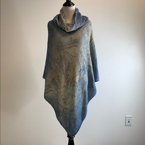 Anthropologie knit poncho